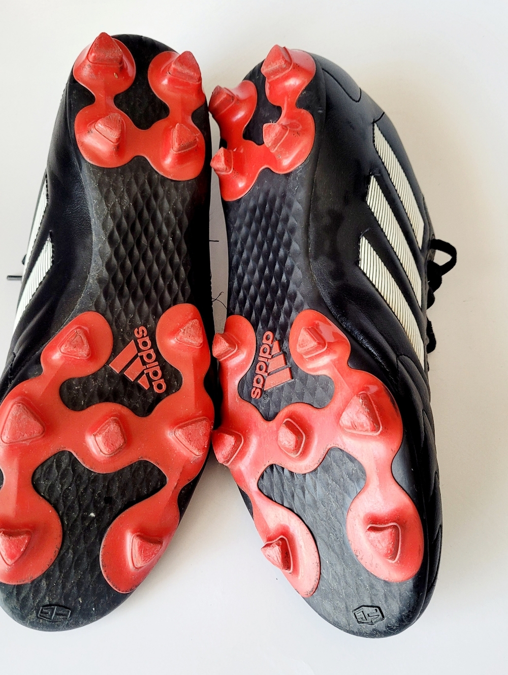 Adidas Goletto VIII Firm Ground Soccer Cleats Black/White/Red Men's 10 - Picture 9 of 15